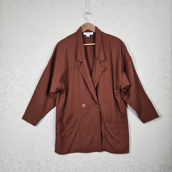 VTG 80s Christian Dior Separates 100% Worsted Wool Jacket Blazer sz 8* - Picture 4 of 16